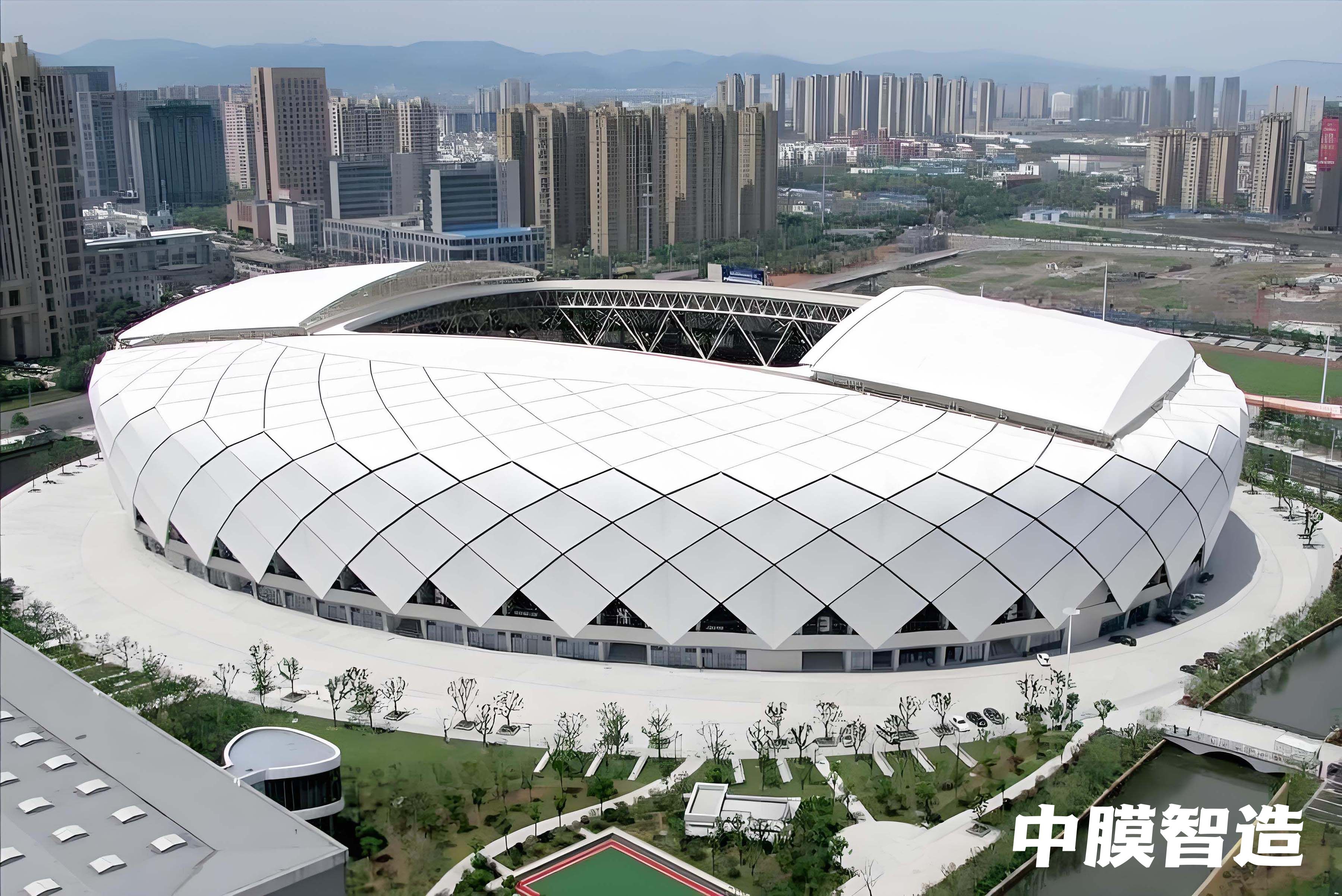 绍兴中国轻纺城体育中心体育场（浙江）｜PTFE膜结构项目档案